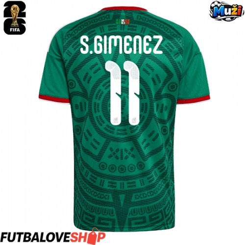 Dres Mexiko Santiago Gimenez #11 Domáci MS 2026 Krátky Rukáv